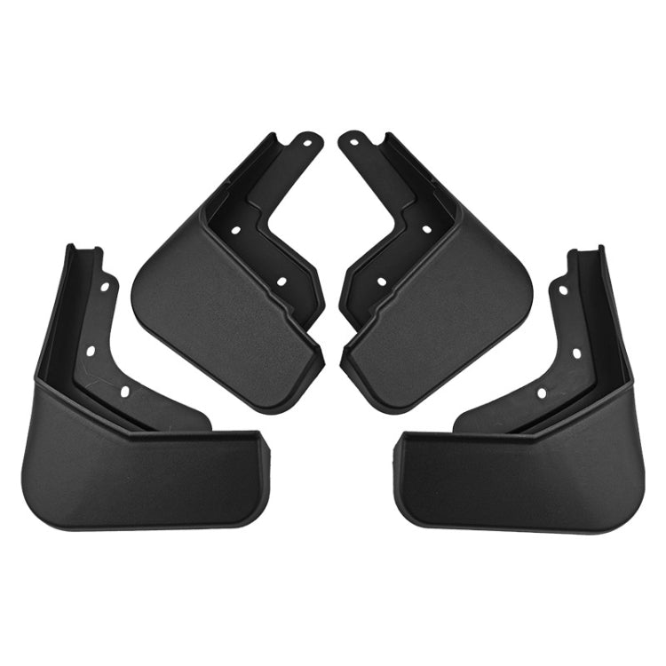 For Polestar 2 4pcs/Set Car Auto Soft Plastic Splash Flaps Fender Guard, For Polestar 2