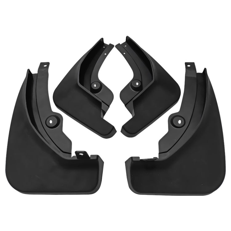 For Peugeot 4008 / 3008GT 2016-2021 4pcs/Set Car Auto Soft Plastic Splash Flaps Fender Guard, For Peugeot 4008 / 3008GT 2016-2021