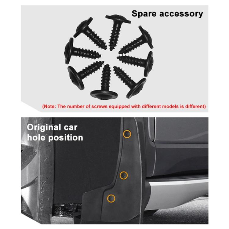 For Volvo XC60 2014-2017 4pcs/Set Car Auto Soft Plastic Splash Flaps Fender Guard, For Volvo XC60 2014-2017
