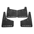 For Mitsubishi PAJERO 2004-2021 4pcs/Set Car Auto Soft Plastic Splash Flaps Fender Guard, For Mitsubishi PAJERO 2004-2021