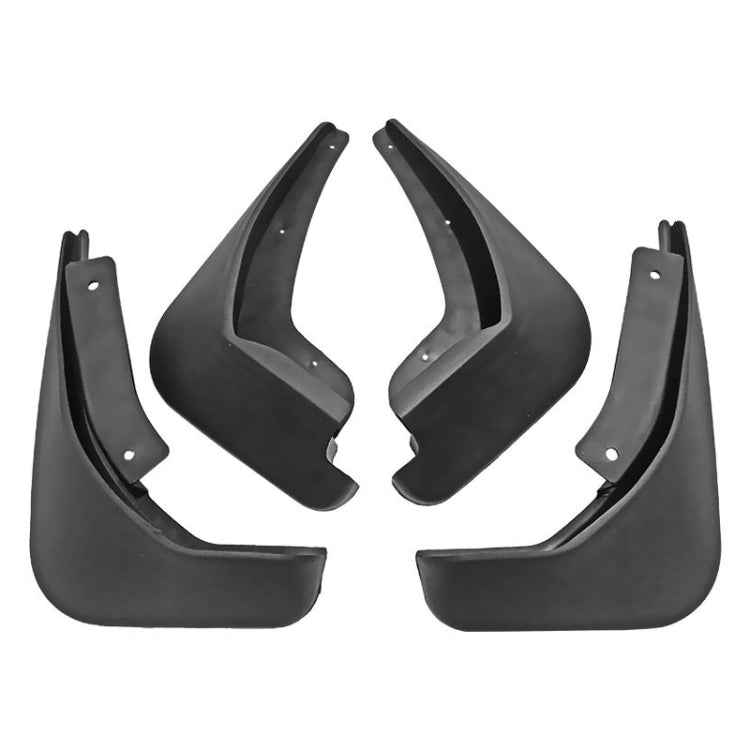 For Ford Fiesta 2013-2017 4pcs/Set Car Auto Soft Plastic Splash Flaps Fender Guard, For Ford Fiesta