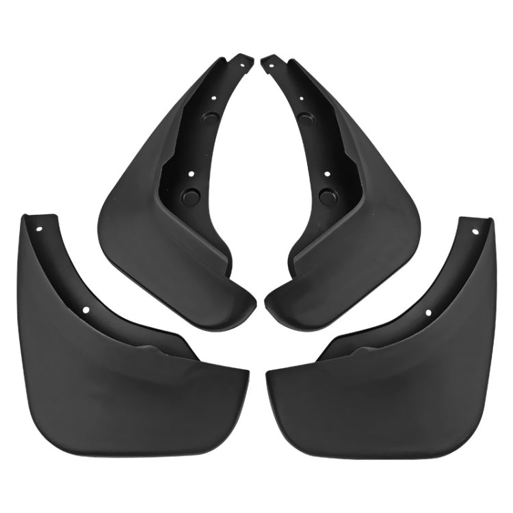 For Mazda 2 Hatchback 2007-2012 4pcs/Set Car Auto Soft Plastic Splash Flaps Fender Guard, For Mazda 2 Hatchback 2007-2012