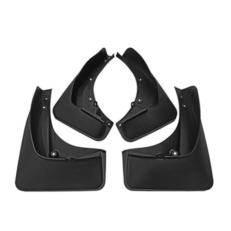 For BMW X5 E70 F15 Normal Edition 2008-2018 4pcs/Set Car Auto Soft Plastic Splash Flaps Fender Guard with Pedal, For BMW X5 E70 F15 2008-2018