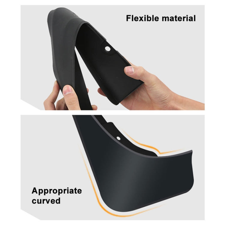 For BMW X1 E84 2010-2015 4pcs/Set Car Auto Soft Plastic Splash Flaps Fender Guard, For BMW X1 E84 2010-2015