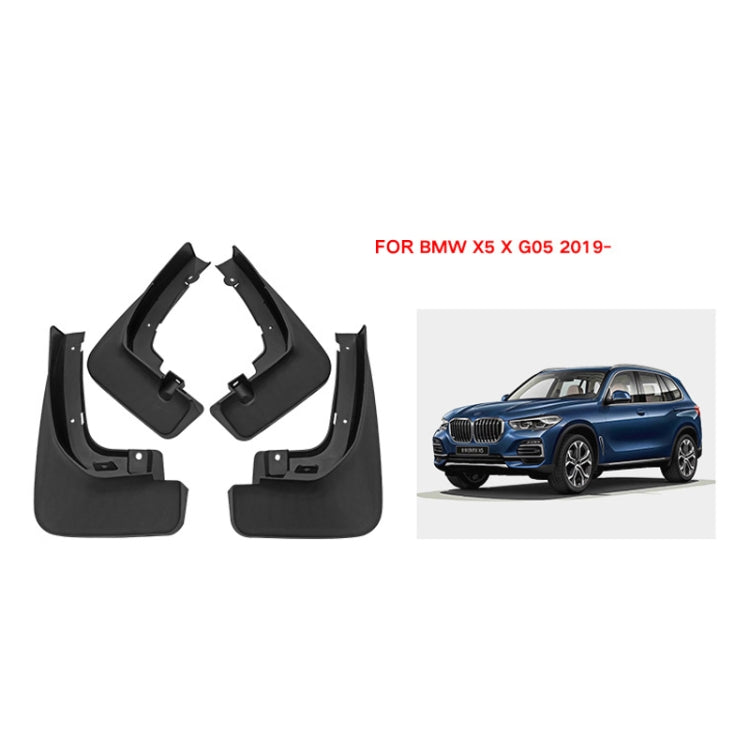 For BMW X5 X G05 2019-2023 4pcs/Set Car Auto Soft Plastic Splash Flaps Fender Guard, For BMW X5 X G05 2019-2023