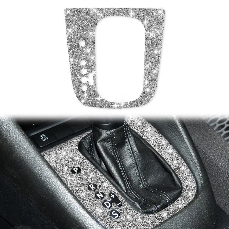 Car Gear Adjustment A Diamond Decoration Cover Sticker for Volkswagen Golf 6 2008-2012, Left-hand Drive, Gear Adjustment A, Left-hand Drive