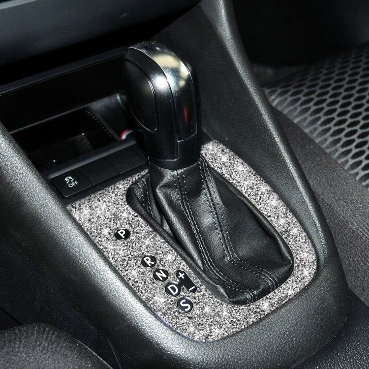Car Gear Adjustment A Diamond Decoration Cover Sticker for Volkswagen Golf 6 2008-2012, Left-hand Drive, Gear Adjustment A, Left-hand Drive