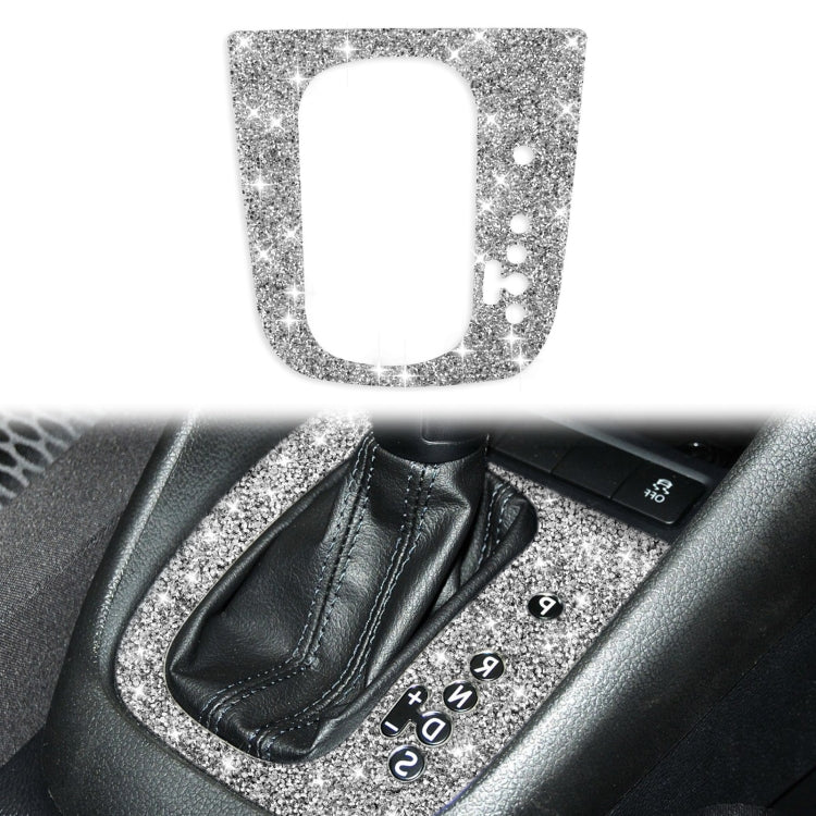 Car Gear Adjustment A Diamond Decoration Cover Sticker for Volkswagen Golf 6 2008-2012, Right-hand Drive, Gear Adjustment A, Right-hand Drive