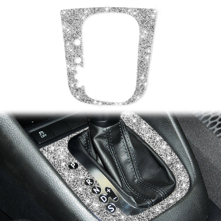 Car Gear Adjustment B Diamond Decoration Cover Sticker for Volkswagen Golf 6 2008-2012, Left-hand Drive, Gear Adjustment B, Left-hand Drive
