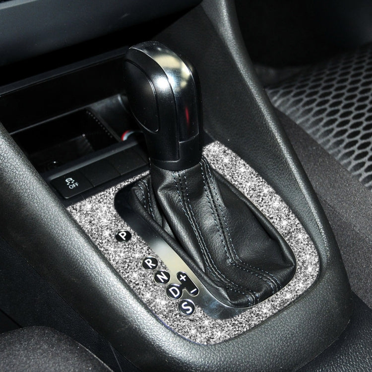 Car Gear Adjustment B Diamond Decoration Cover Sticker for Volkswagen Golf 6 2008-2012, Left-hand Drive, Gear Adjustment B, Left-hand Drive
