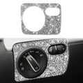 Car Headlight Diamond Decoration Cover Sticker for Volkswagen Golf 6 2008-2012, Left-hand Drive, Headlight, Left-hand Drive