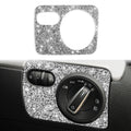 Car Headlight Diamond Decoration Cover Sticker for Volkswagen Golf 6 2008-2012, Right-hand Drive, Headlight, Right-hand Drive
