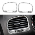 Car Left and Right Air Outlet Diamond Decoration Cover Sticker for Volkswagen Golf 6 2008-2012, Left and Right Drive, Left and Right Air Outlet