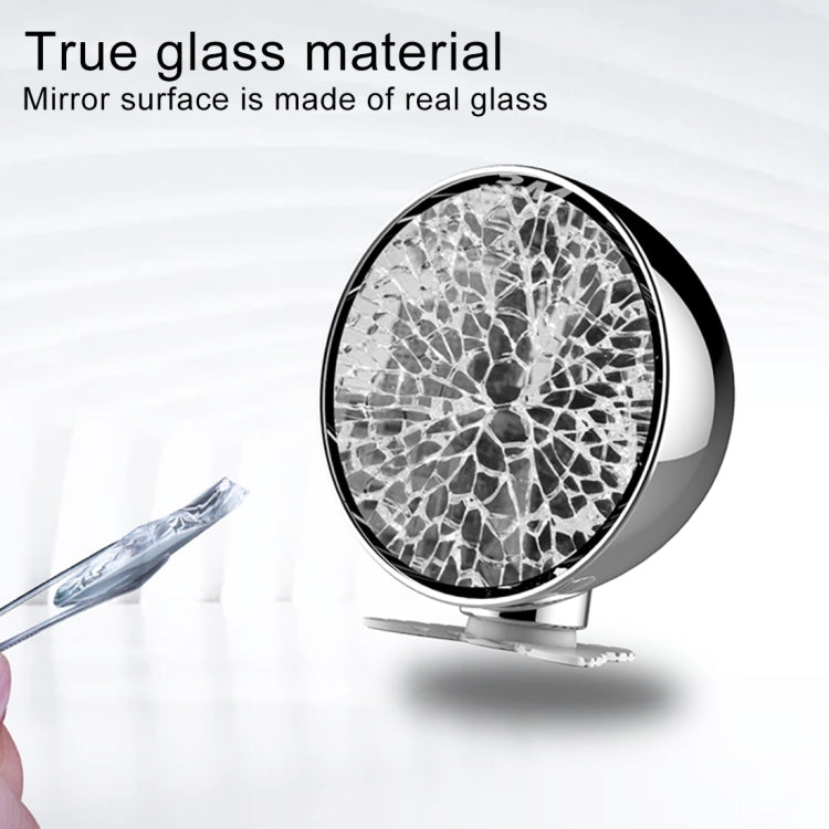 3R-043 Auxiliary Rear View Mirror Car Adjustable Blind Spot Mirror Wide Angle Auxiliary  Side Mirror, Diameter: 60mm, 3R-043 (Black), 3R-043 (Silver), 3R-043 (White)