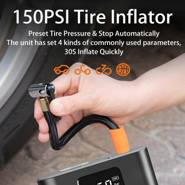 D7L 8800mAh Multifunctional Car Emergency Starting Power Supply Air Pump Integrated Machine, D7L
