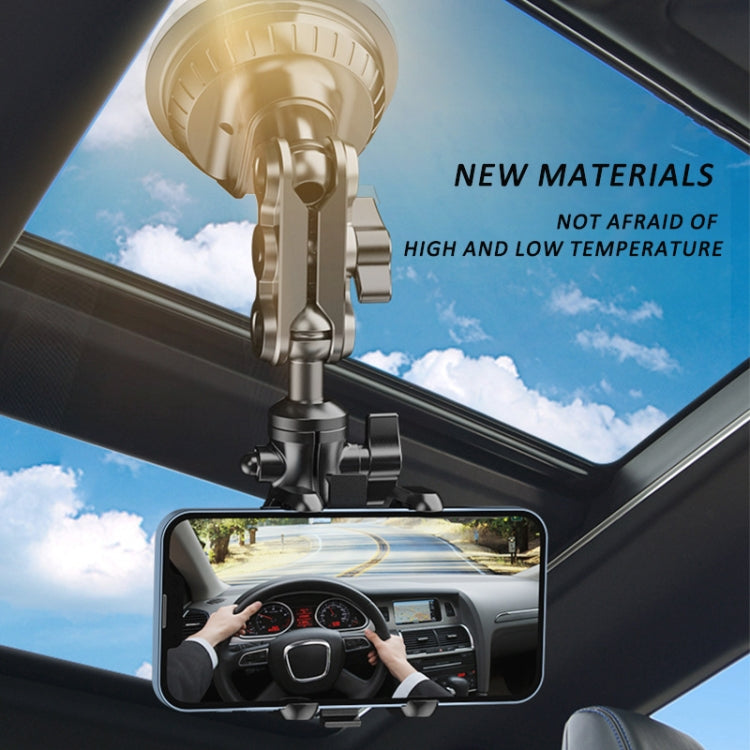 Car Universal Overhead Camera Suction Cup Phone Holder, Short Style, without Bluetooth Remote Control