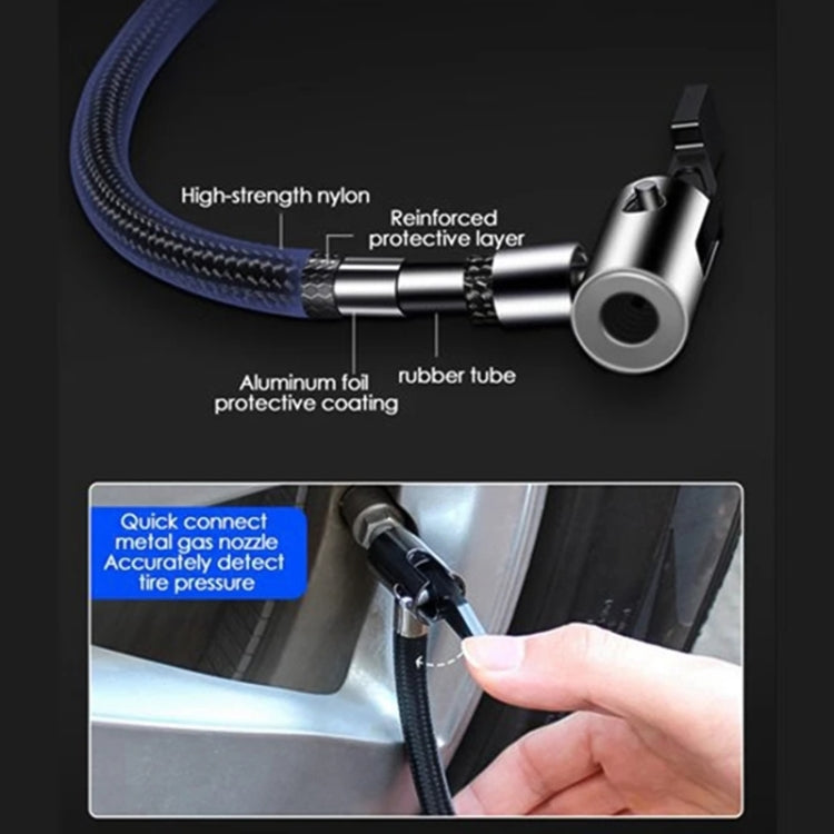 Car Portable Mini Wired Digital Display Tire Inflator Pump, Wired Digital Display