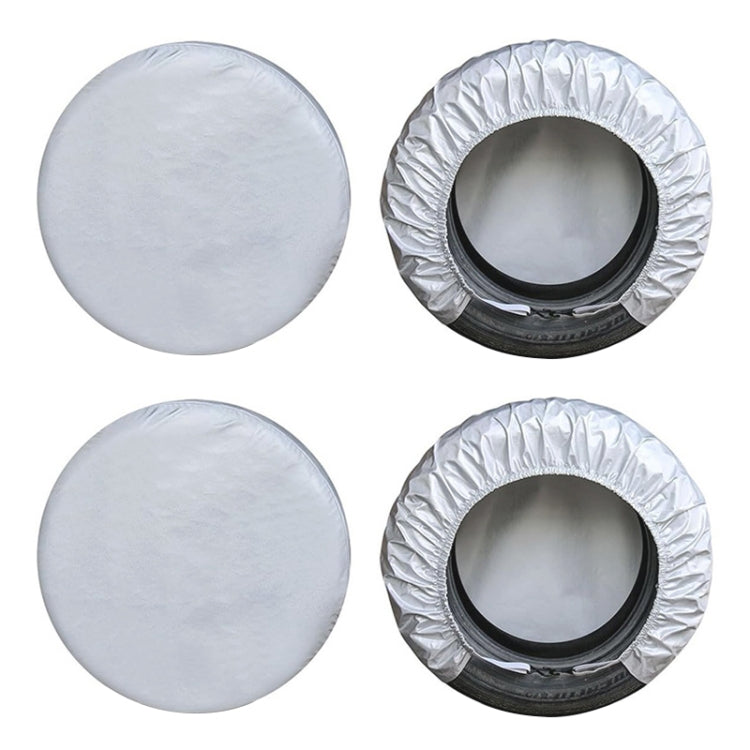 4pcs / Set Car Tire 420D Oxford Cloth Protective Cover, Diameter: 60-66cm, Width: 30cm, 60-66cm