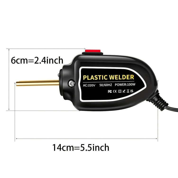 Hot Stapler Plastic Welding Machine Car Bumper Repair Kit Plier, UK Plug, UK Plug
