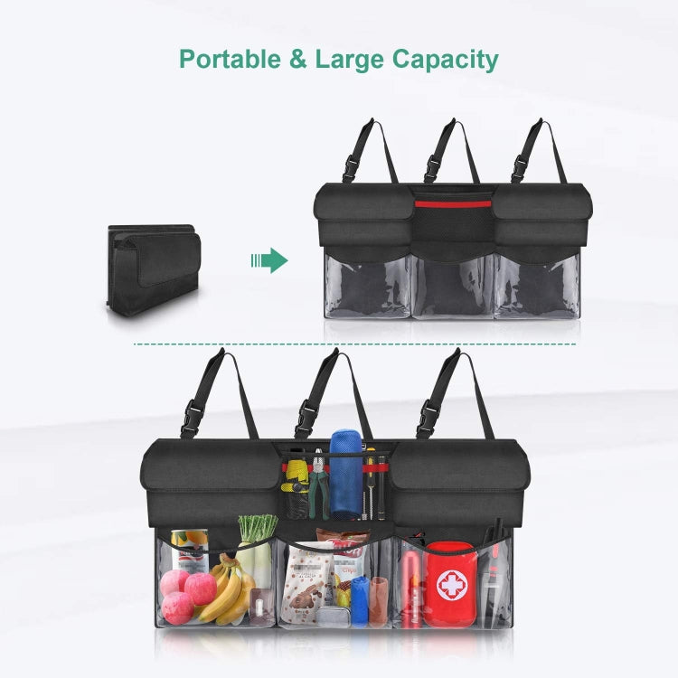 Car Trunk Oxford Cloth Storage Bag Trunk Hanging Bag Tool Kit, Car Trunk Storage Bag