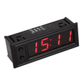3 in 1 DC5-50V Car High-precision Electronic LED Luminous Clock + Thermometer + Voltmeter, 3 in 1 DC5-50V Red, 3 in 1 DC5-50V 3 in 1 DC5-50V, 3 in 1 DC5-50V Green, 3 in 1 DC5-50V Blue