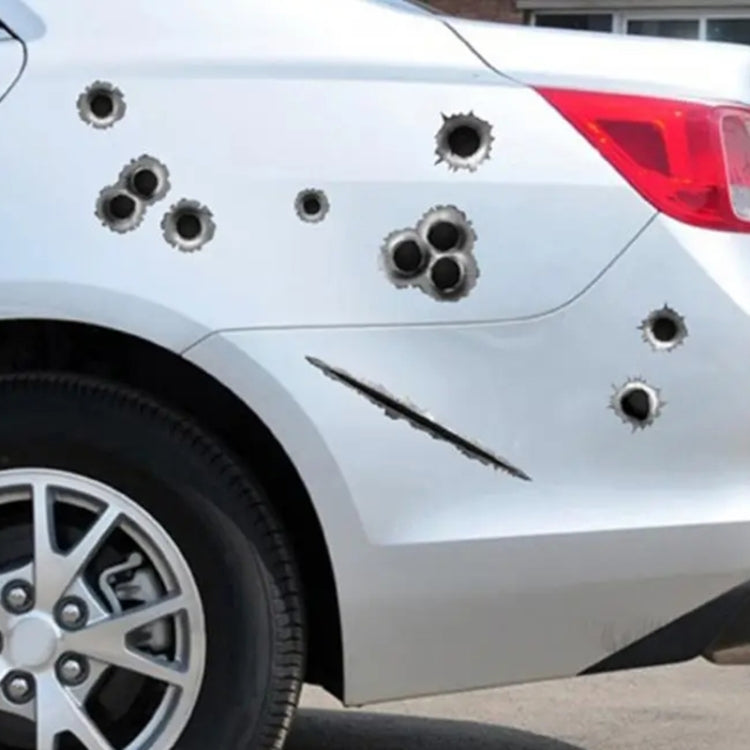 Car PVC Self-adhesive Bullet Hole Scratch Personalized Stickers, Bullet Hole 1
