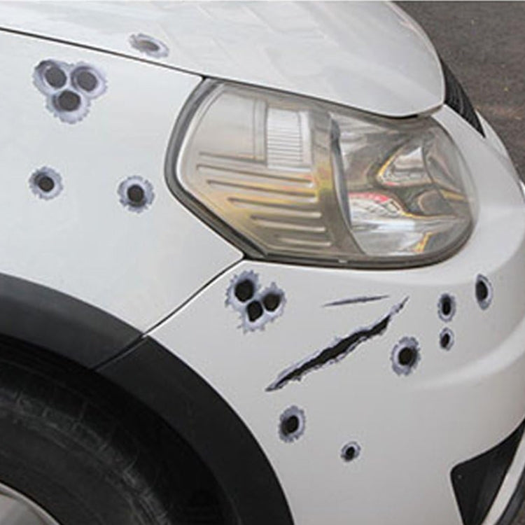 Car PVC Self-adhesive Bullet Hole Scratch Personalized Stickers, Bullet Hole 1