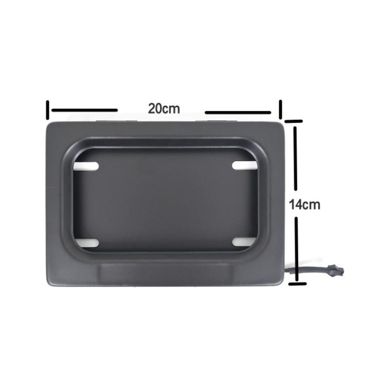 US Motorcycle License Plate Cover Frame Roller Blind License Plate Bracket