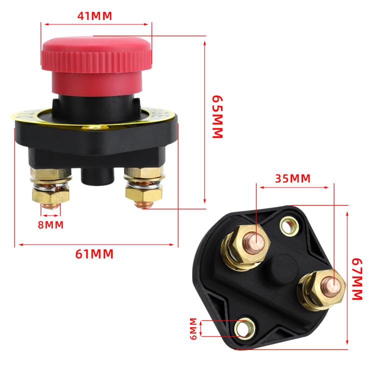 12V / 24V Car Modified Power Ignition Switch Battery Isolation Power Disconnect Switch 52-45749, CP-5273