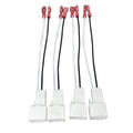 4pcs Car Audio Conversion Harness Connector Subwoofer Speaker Wiring Adapter for Toyota / Mitsubishi / Subaru, For Toyota / Mitsubishi / Subaru