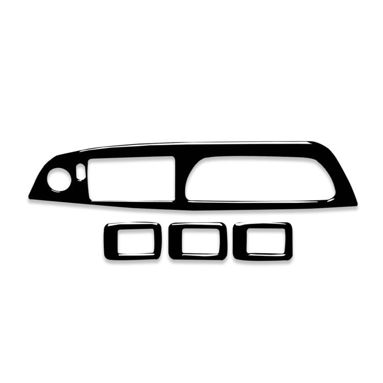 Car Left Drive Window Lift Panel + Start Button Decorative Sticker for BMW X5 E70 2008-2013 / X6 E71 2009-2014, Window Lift Panel, Left, Basic Version