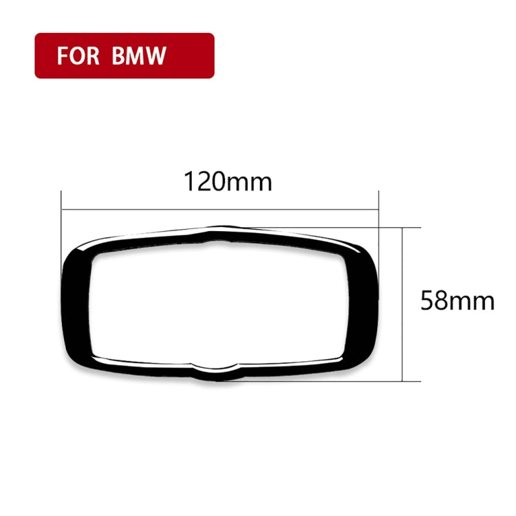 Car Headlight Switch Frame Decorative Sticker for BMW 2008-2013 X5 E70 / X6 E71 / 5 Series E60 2008-2010, Left and Right Drive Universal, Headlight Switch Frame