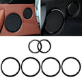 6pcs / Set Car Door Horn Ring Decorative Sticker for BMW X5 E70 2008-2013 / X6 E71 2009-2014, Left and Right Drive Universal, Door Horn Ring 6pcs