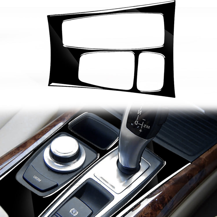 Car Right Drive Gear Panel Decorative Sticker for BMW X5 E70 2008-2013 / X6 E71 2009-2014, Basic Version, Right Drive Gear Panel, Basic Version