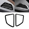 2pcs / Set Car Right Drive Dashboard Air Outlet Frame Decorative Sticker for BMW X5 E70 / X6 E71 2008-2013, Left and Right Drive Universal, Right Drive Dashboard Air Outlet