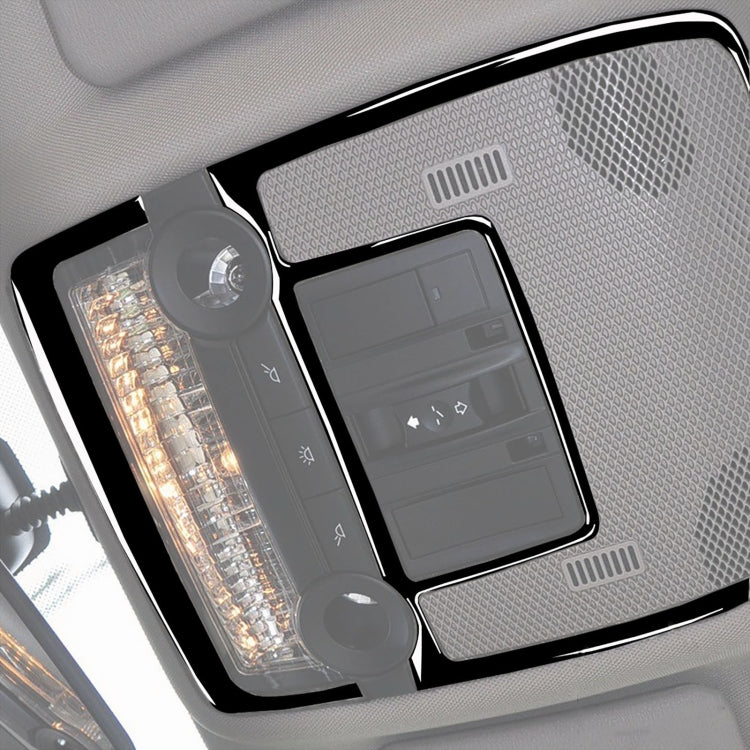 Car Reading Light Panel Decorative Sticker for BMW X5 E70 / X6 E71 2008-2013, Left and Right Drive Universal, Reading Light Panel