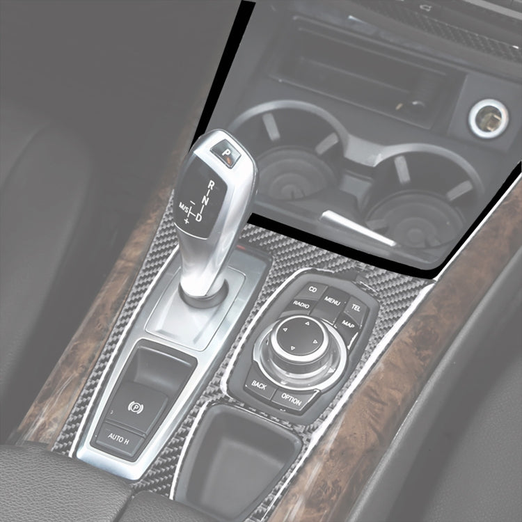 Car Left Drive Water Cup Holder Decorative Sticker for BMW E70 X5 / E71 X6 2009-2013, Left Drive Cup Holder