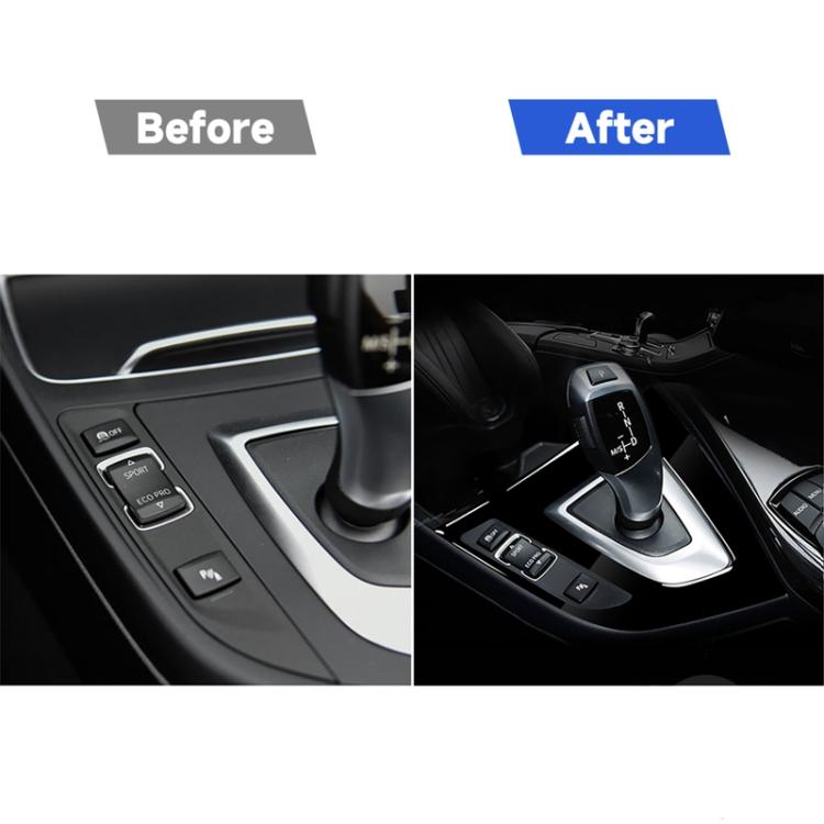 Car Left Drive Gear Panel Decorative Sticker for BMW Series 1 & 2 F20 / F21 2012-2015, For Series 1 & 2 F20 / F21, Left Drive