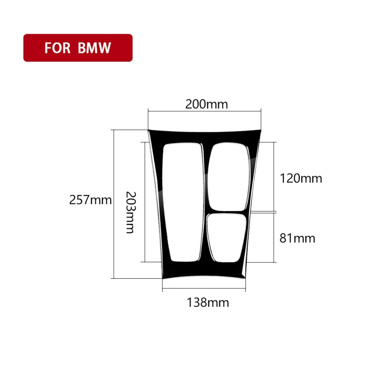 Car Left Drive Gear Panel US Version Decorative Sticker for BMW X5 E70 2008-2013 / X6 E71 2009-2014, For X5 E70 / X6 E71 US Ver, Left Drive