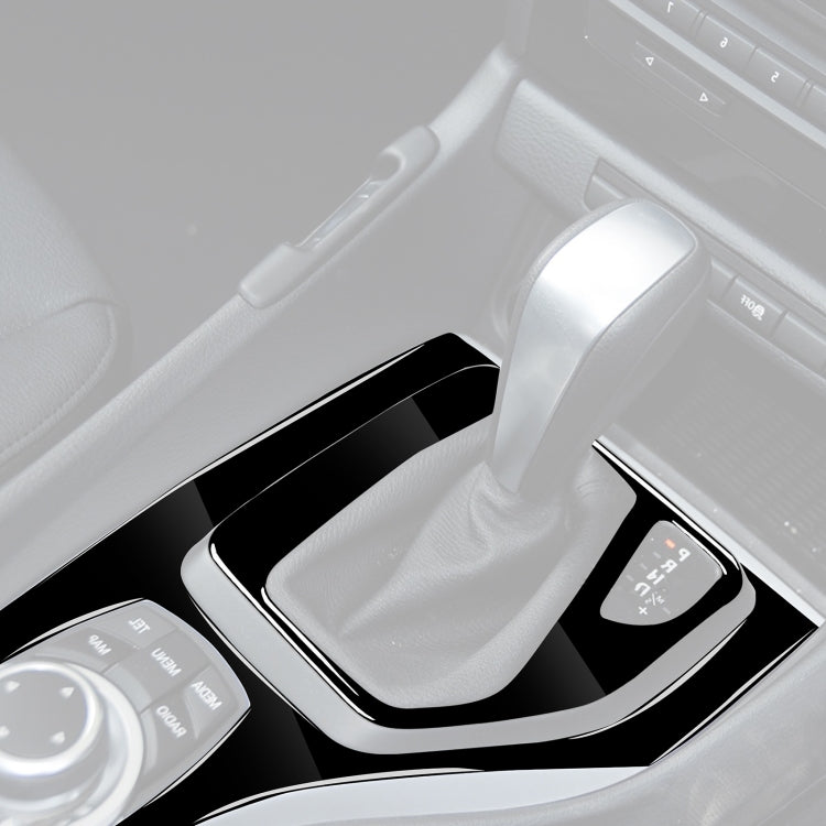 2pcs / Set Car Right Drive Gear Panel Decorative Sticker for BMW X1 E84 2011-2015, Set For X1 E84 2011-2015, Right Drive