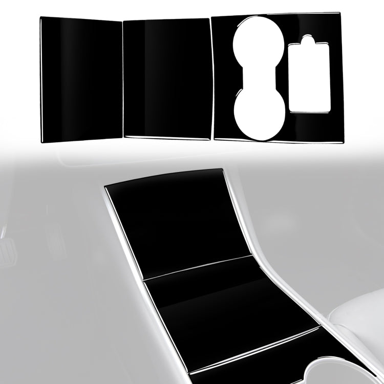 For Tesla Model 3 498 Car Central Control Panel Decorative Sticker, Left and Right Drive Universal, 498 For Tesla Model 3