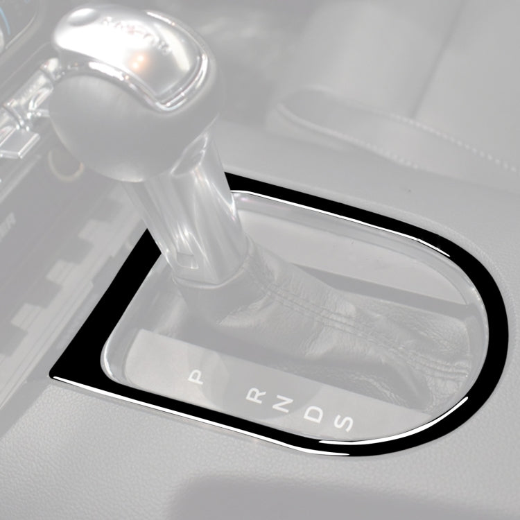 For Ford Mustang 2015-2020 Car Gear Panel Frame Decorative Sticker, Left and Right Drive Universal, For Mustang 2015-2020, Gear Frame