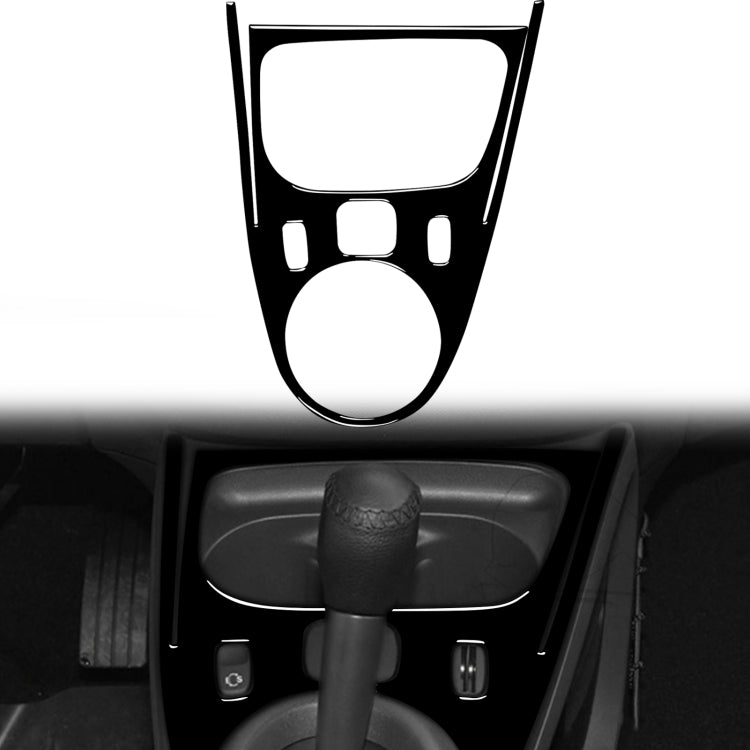 Car Left Drive Central Gear Panel Decorative Sticker For Mercedes-Benz Smart 2016-2021, For Smart 2016-2021, Gear Panel, Left Drive