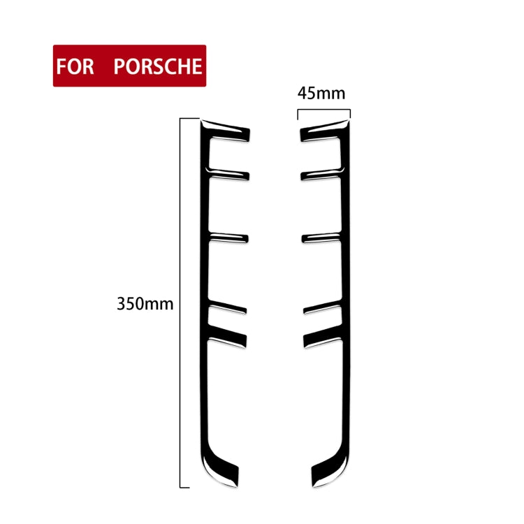 Car Function Button Frame Decorative Sticker For Porsche Panamera 2010-2016, Left and Right Drive Universal, For Panamera 2010-2016, Function Button Frame