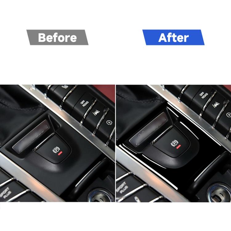 For Porsche Macan 2014-2021 Car Electronic Handbrake Panel Decorative Sticker, Left and Right Drive Universal, For Macan 2014-2021, Electronic Handbrake Panel