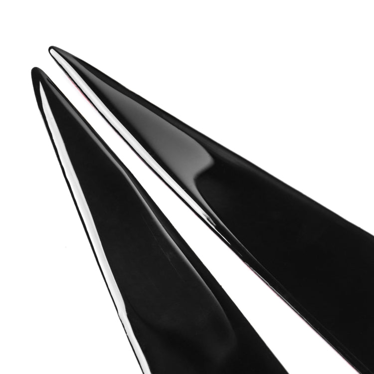 Pair Car Lamp Eyebrow Soft Decorative Sticker for BMW 5 Series F10 2010-2013, For BMW 5 Series F10 2010-2013