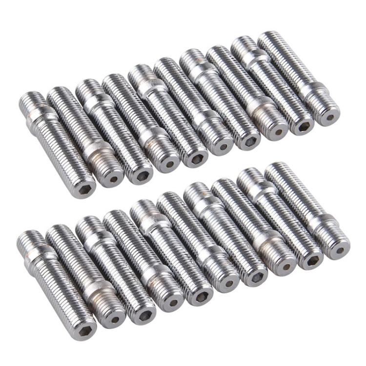 20pcs / Set 5.8cm Universal Car Modification Extended Wheels Stud Conversion M14x1.5 to M14x1.5 Screw Adapter LN032 LN033 LN044, 5.8cm M14x1.5 to M14x1.5