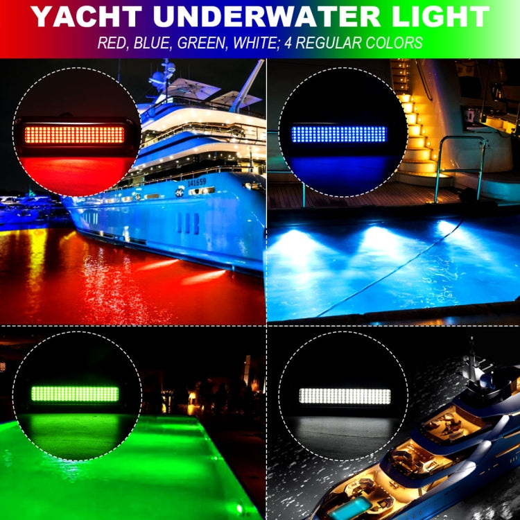 Ship / Yacht 10-30V 120LEDs Waterproof Stainless Steel Underwater Light, 120LEDs 10-30V Blue Light, 120LEDs 10-30V Green Light, 120LEDs 10-30V Red Light, 120LEDs 10-30V White Light