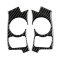 Car Carbon Fiber Steering Wheel Button Decorative Sticker for Lexus IS250 NX200 200t 300h 2013-2020, B Style, Steering Wheel Button B Style