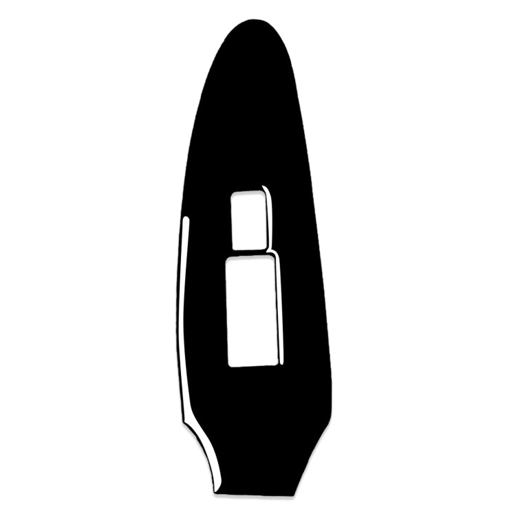 For Nissan 370Z Z34 2009- Car Co-driver Side Door Lift Panel Decorative Sticker, Left Drive, Co-driver Side Door Lift Panel, Left Drive